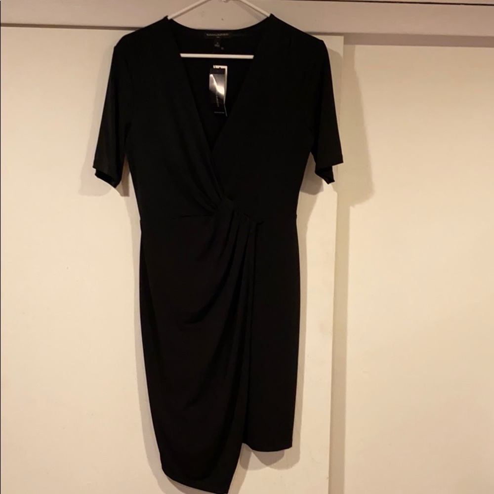 Brand new tags on banana republic black dress